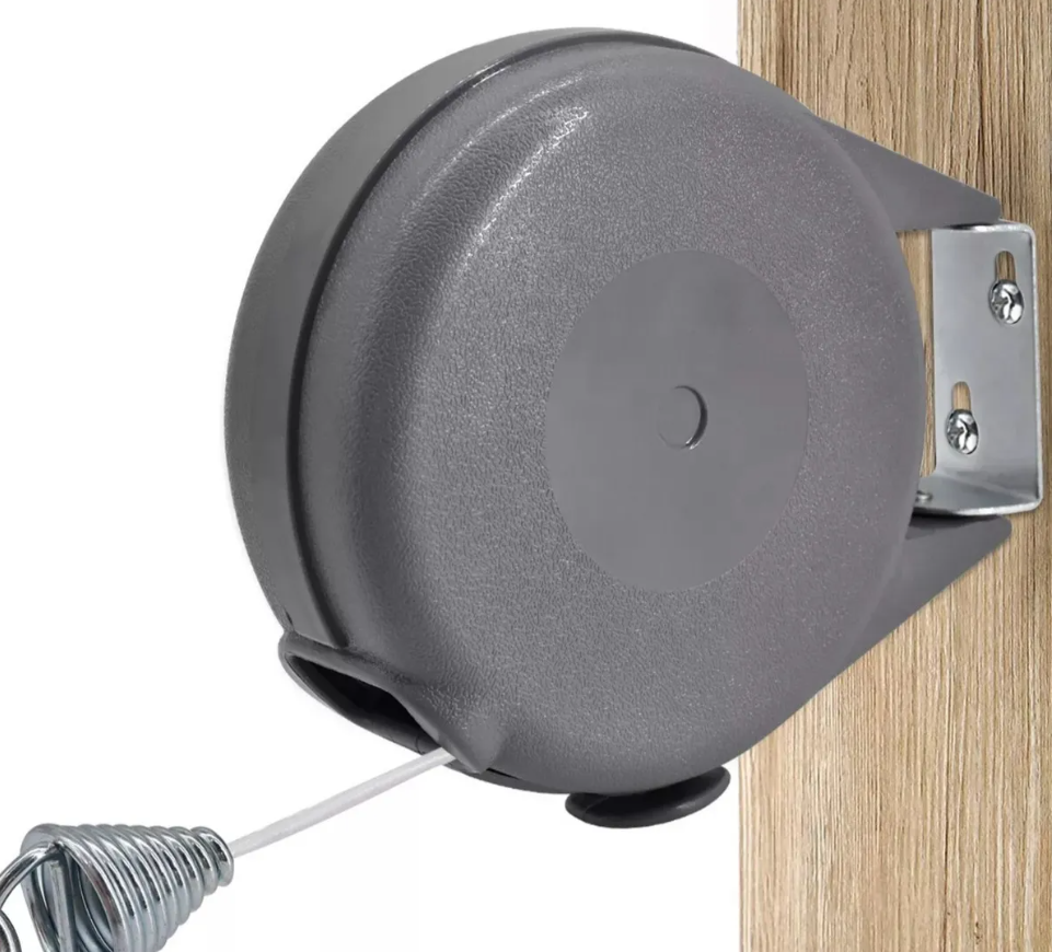 Tendedero Retr ctil Ropa Colgador Pared Doble Lineal 12m-3