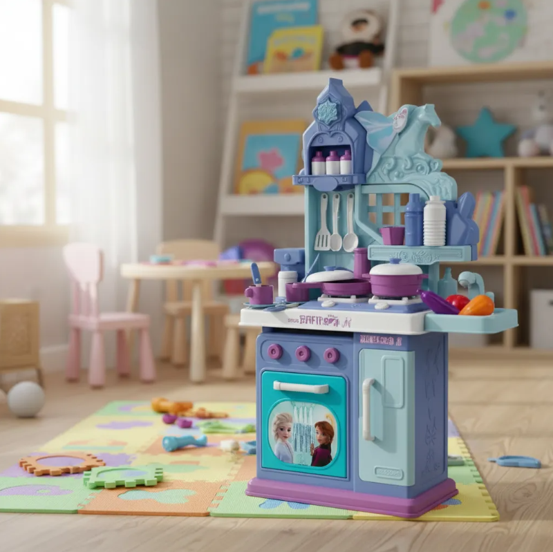 Cocina De Juguete Frozen Para Ninas Chef Princesas Didactico-2