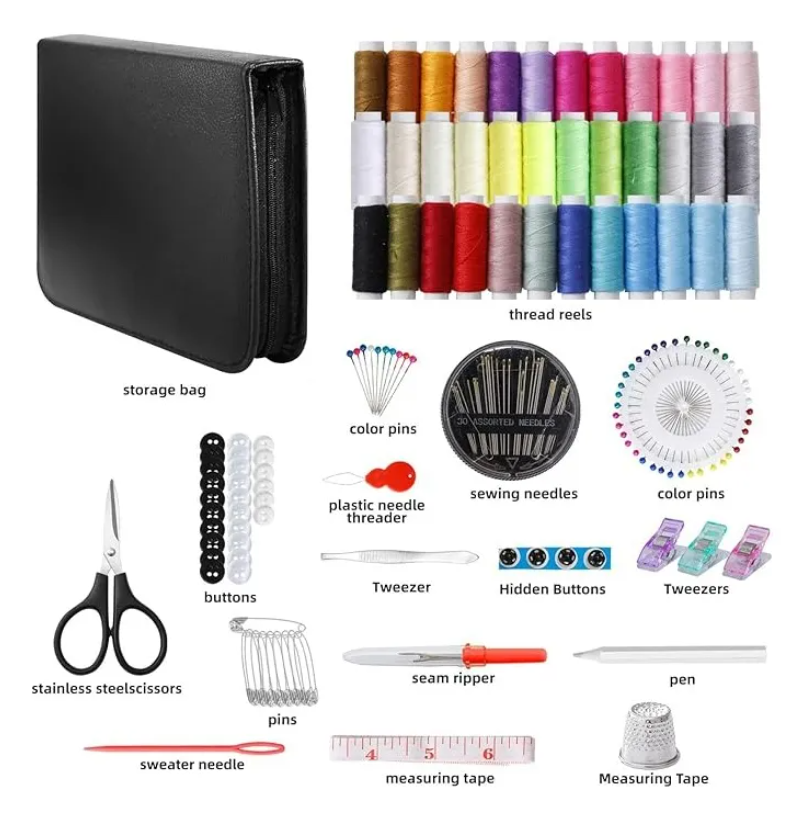 Set De Costura Costurero Full Completo Con Estuche 200 Pcs-2