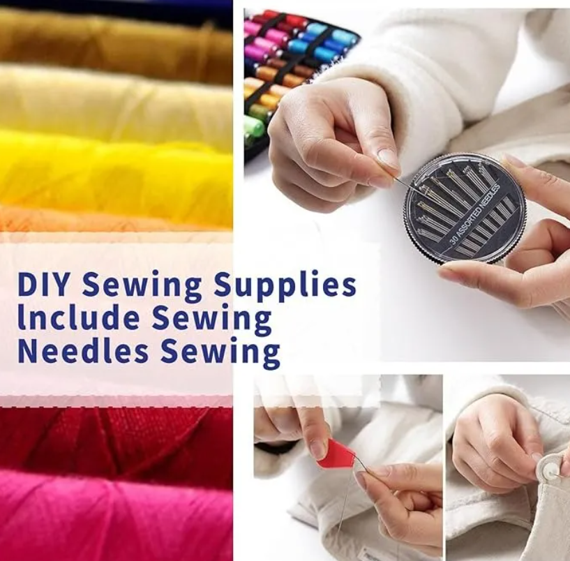 Set De Costura Costurero Full Completo Con Estuche 200 Pcs-4