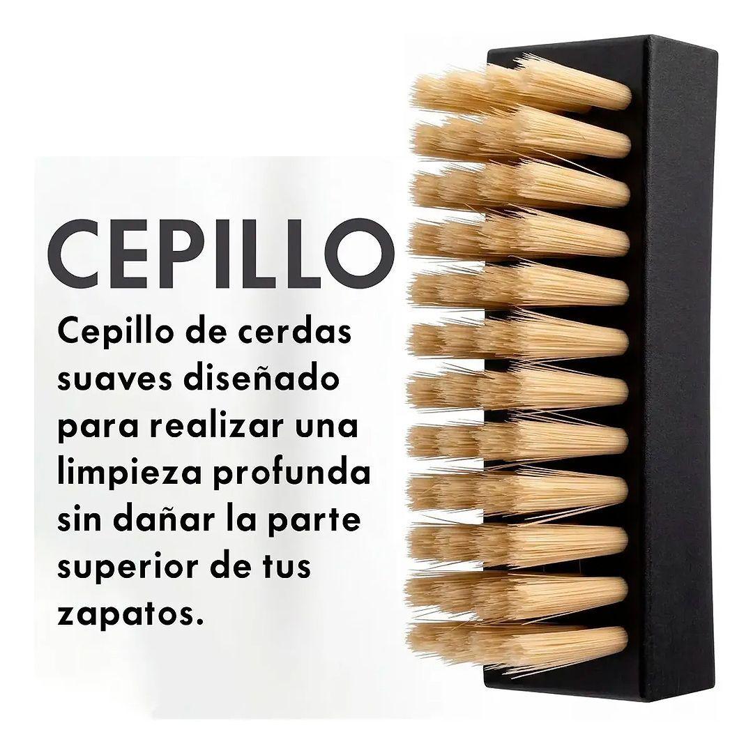 Limpiador De Zapatillas Kit Con Escobilla Y Pano Microfibra-3
