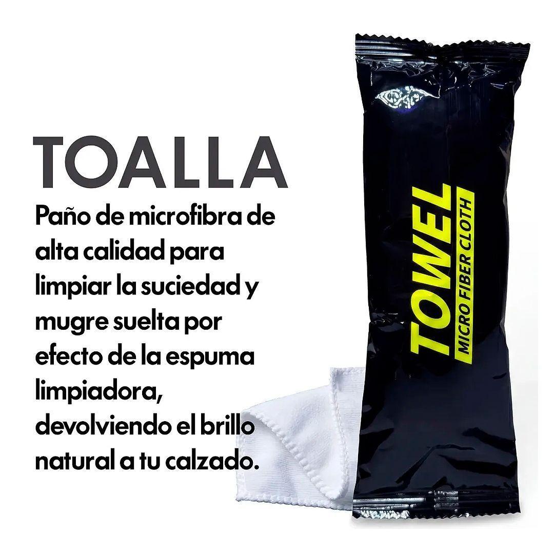 Limpiador De Zapatillas Kit Con Escobilla Y Pano Microfibra-5