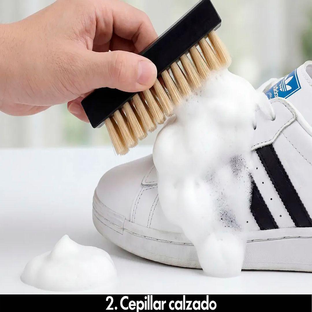 Limpiador De Zapatillas Kit Con Escobilla Y Pano Microfibra-8