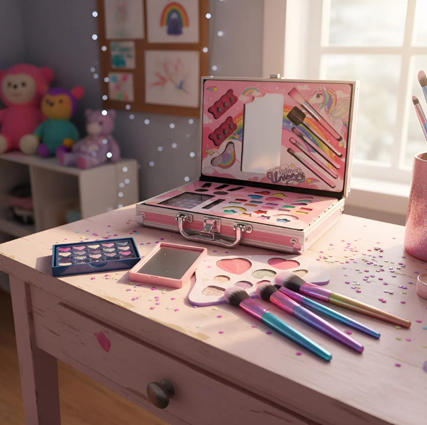 Set De Maquillaje Juguete 40pc Cosmetico Lavable-3