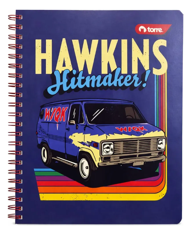 Pack 10 Cuaderno Universitario 100 Hojas 7mm Stranger Things-2