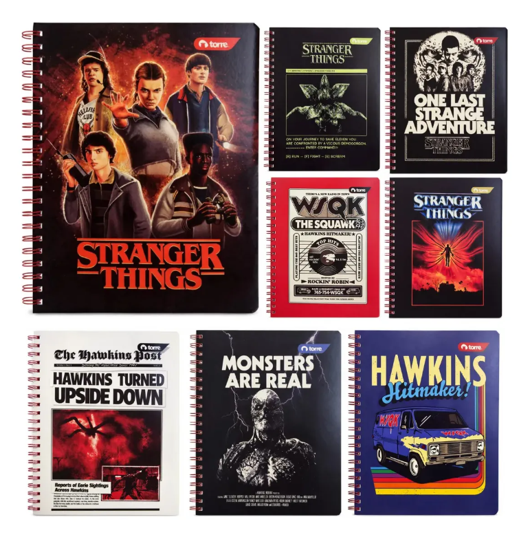 Pack 10 Cuaderno Universitario 100 Hojas 7mm Stranger Things-7