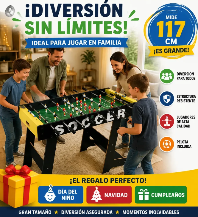 Juego De Mesa Futbol Taca Taca Grande-4
