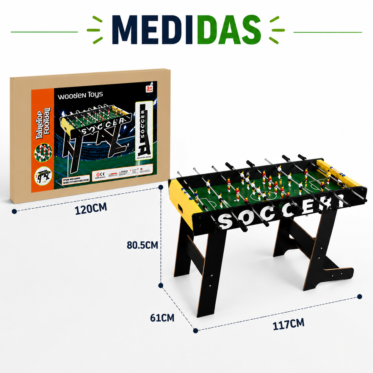 Juego De Mesa Futbol Taca Taca Grande-5