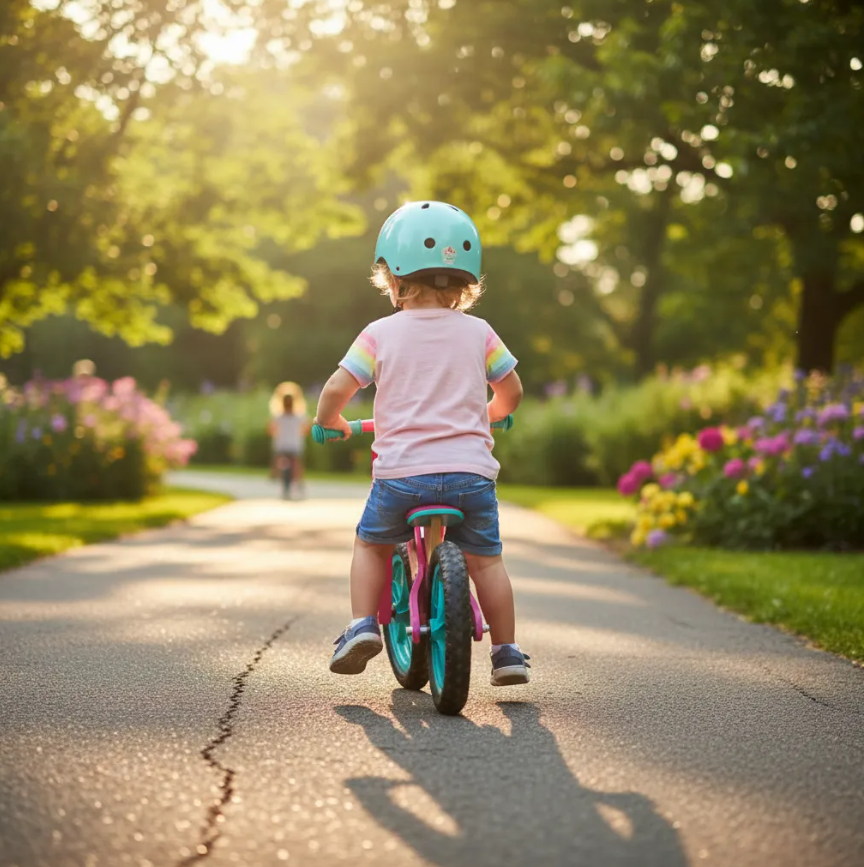 Bicicleta De Aprendizaje Balance De Madera Unickawai Rosa-4