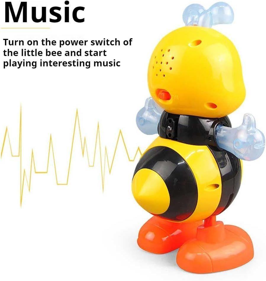 Abejita Chiquitita Juguetes Para Bebes Sensorial Musical Con Luces-4