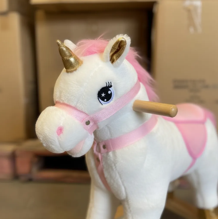 Unicornio Balancin Infantil Mecedor Con Sonido-3