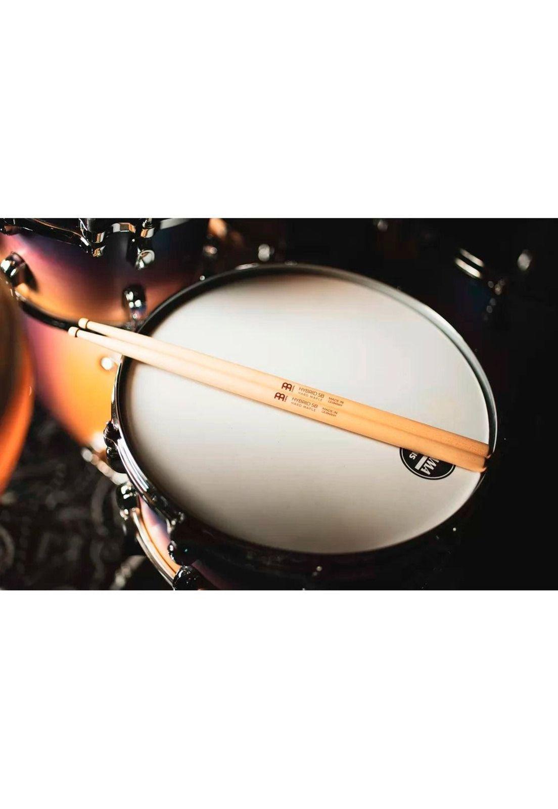 Baquetas Meinl Stick & Brush 5B Hybrid (Maple) (Punta Madera) SB138-4