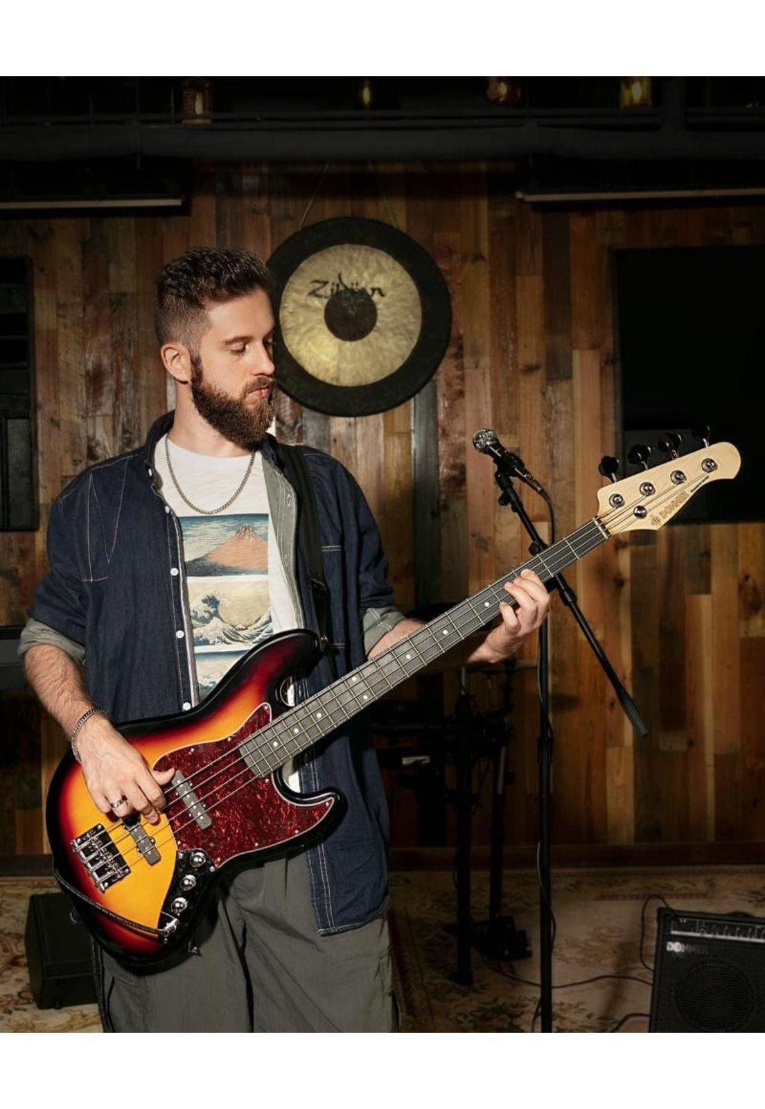 Bajo Electrico J Bass Sunburst Djb-510S Donner-7