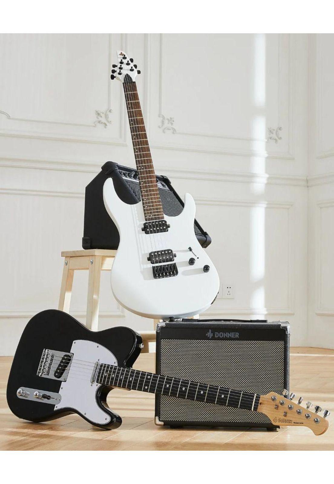 Guitarra Electrica Superstrat Hh Dmt-100W Donner-9