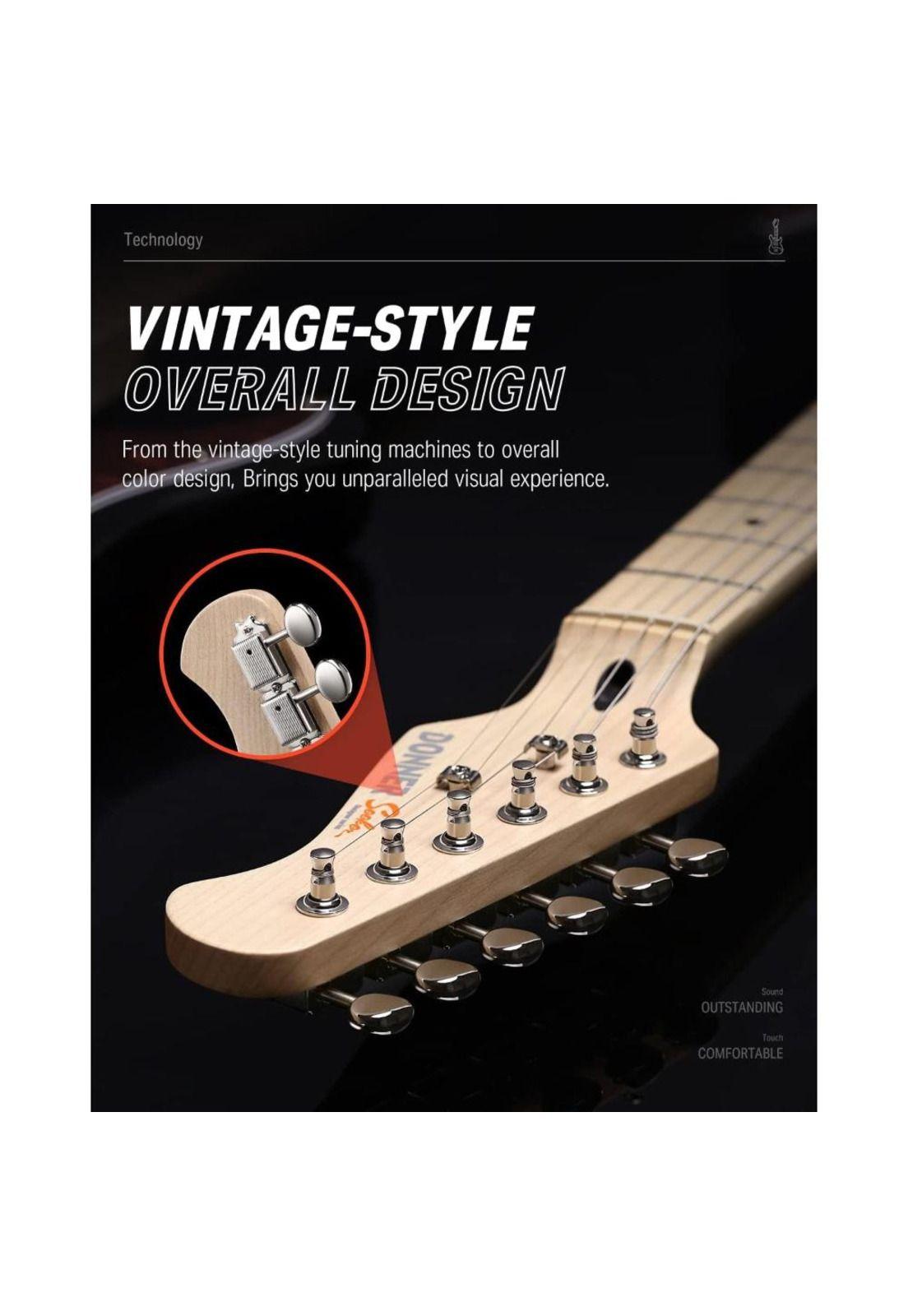 Guitarra Electrica Strat Ssh Sunburst Dst-152S Donner-2