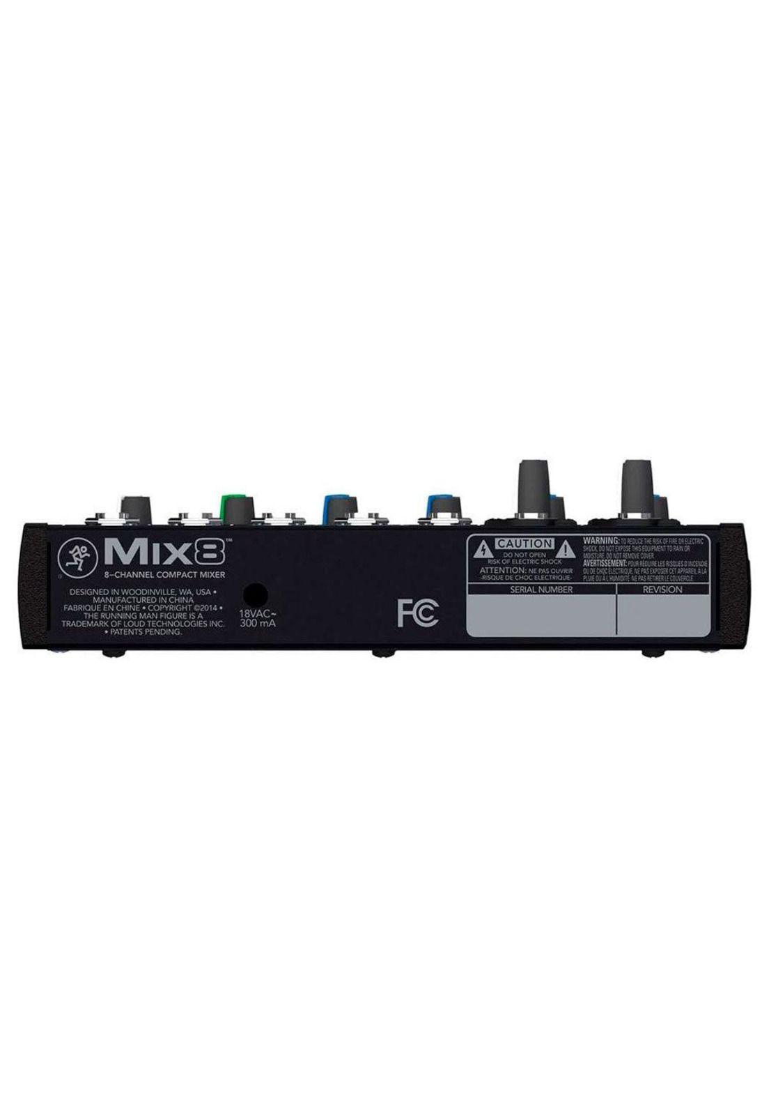 Mixer Mackie Analogico 8 Canales MIX8-2