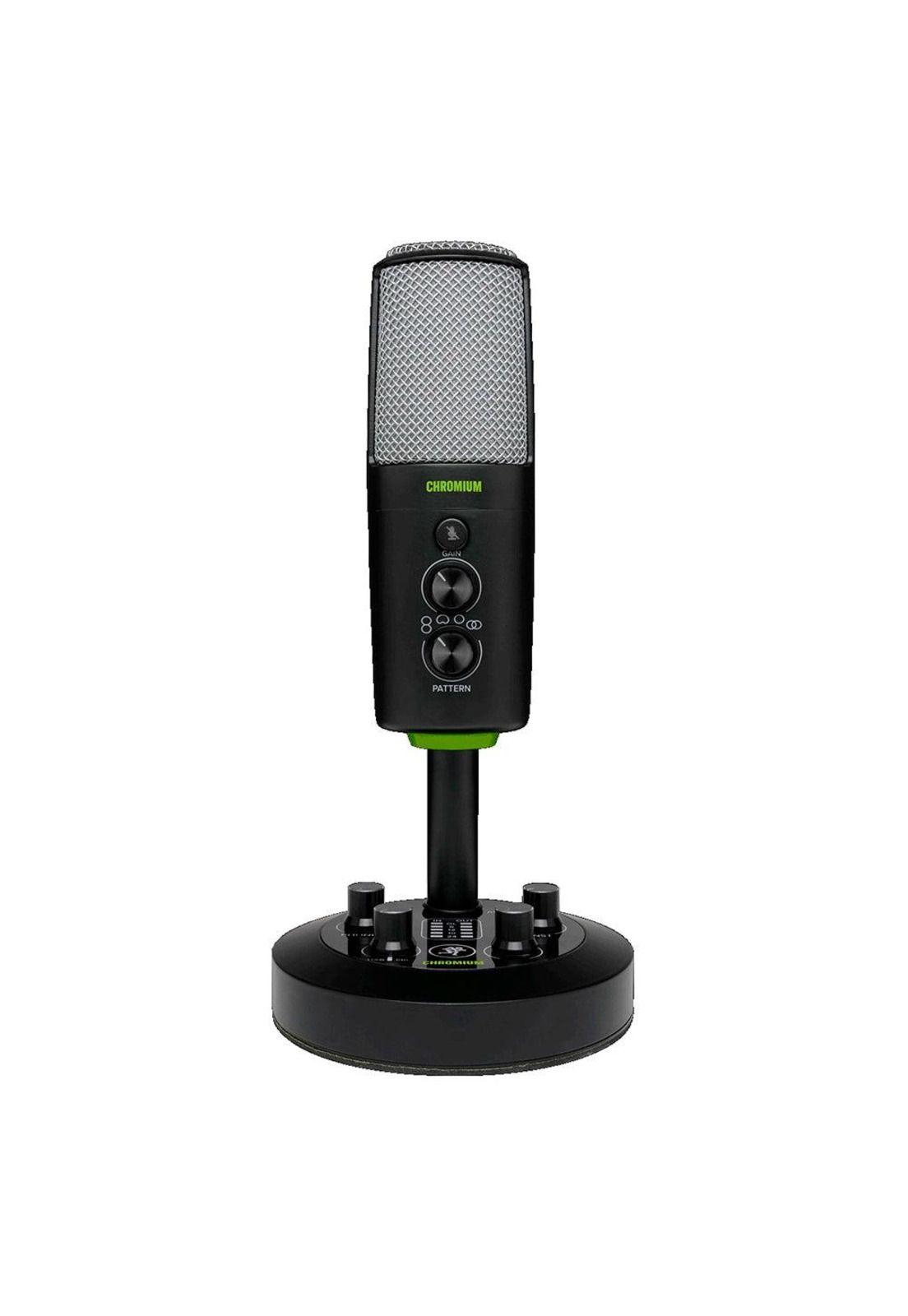 Microfono Condensador Mackie Usb C/Mixer 2 Canales CHROMIUM-2