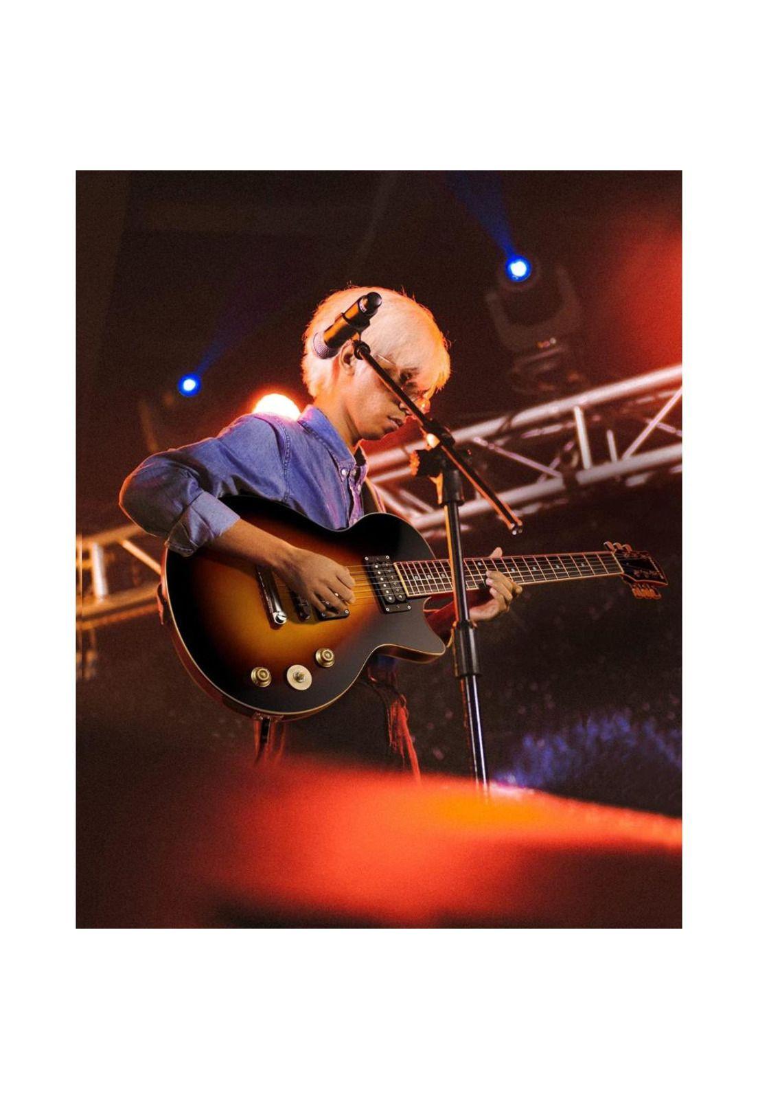 Guitarra Electrica Les Paul Hh Sunburst Dlp-124S Donner-2