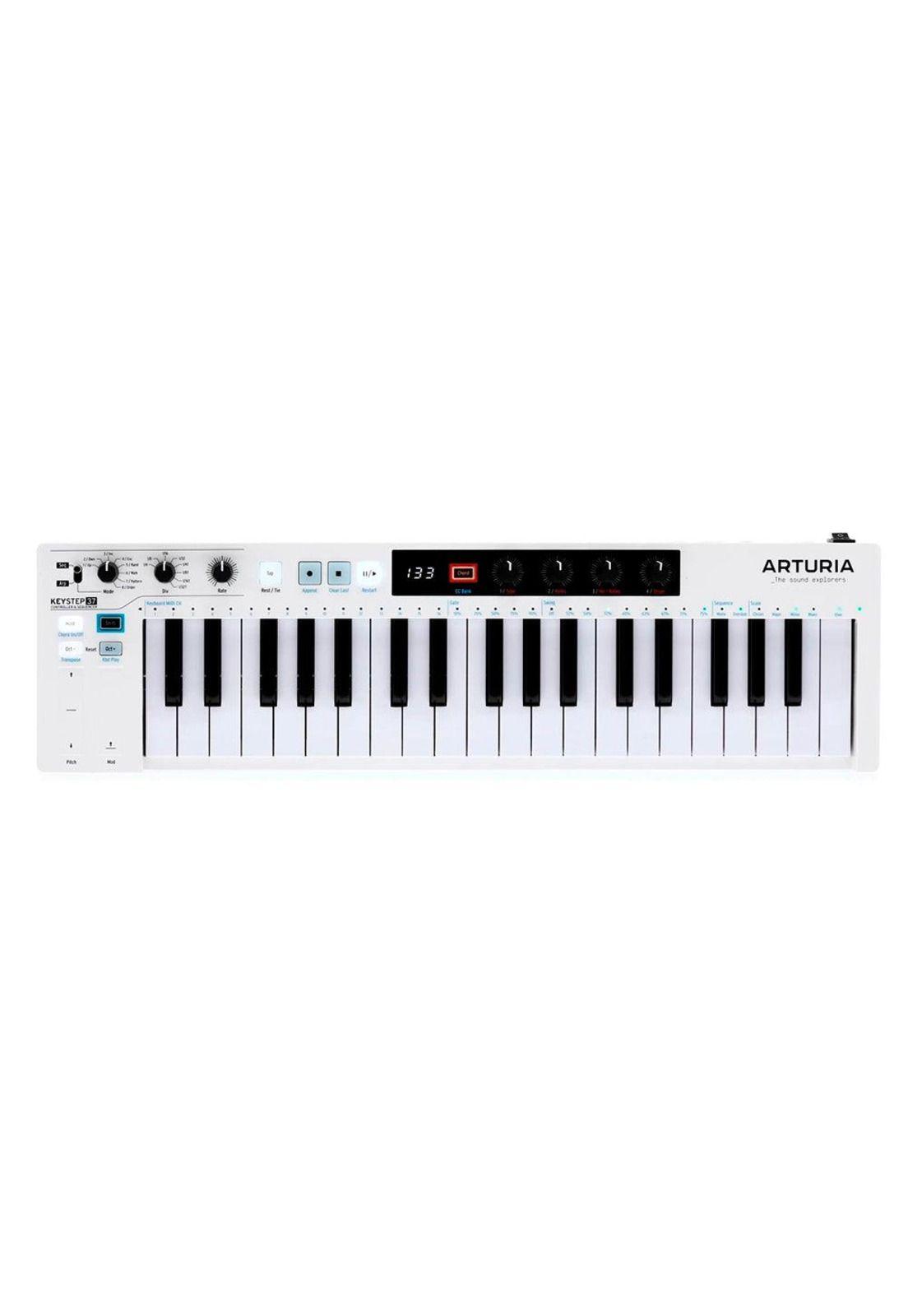 Teclado Controlador Midi Y Secuenciador Arturia 37Mt + Software KEYSTEP 37-0