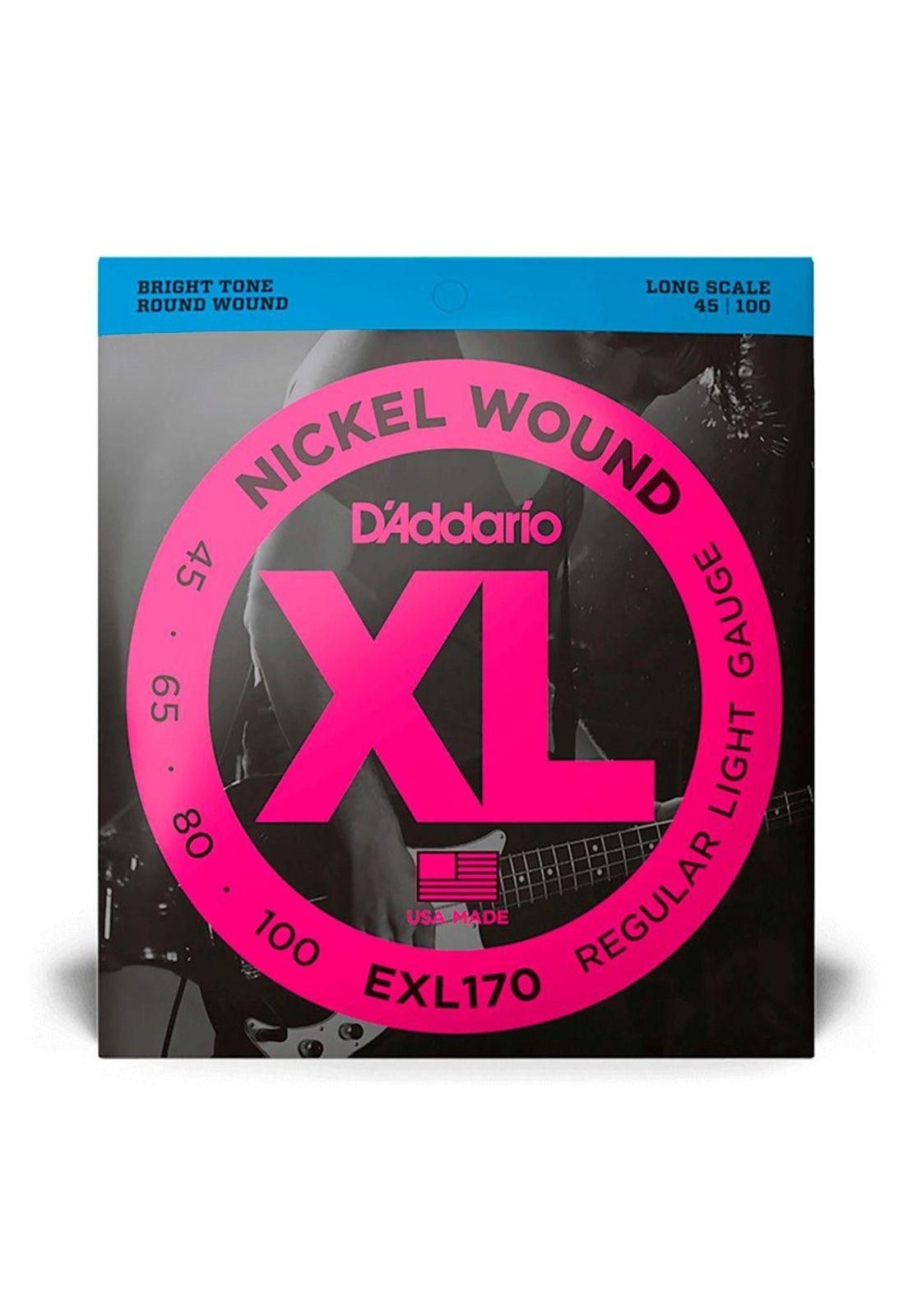 Cuerdas Bajo Eléctrico Daddario Xl (.45.100) EXL170-2