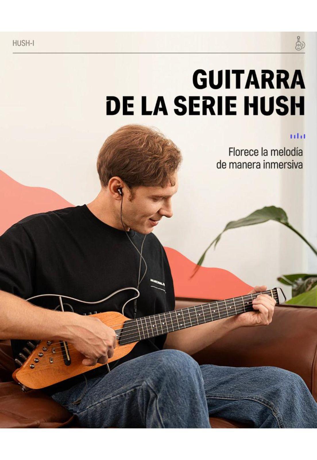 Guitarra Electrica Travel Mahogany Hush-I Mahogany Donner-2