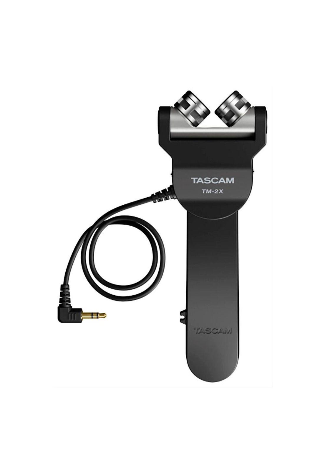 Microfono Stereo Tascam Para Camaras Condensador En Configuracion XY TM-2X-3