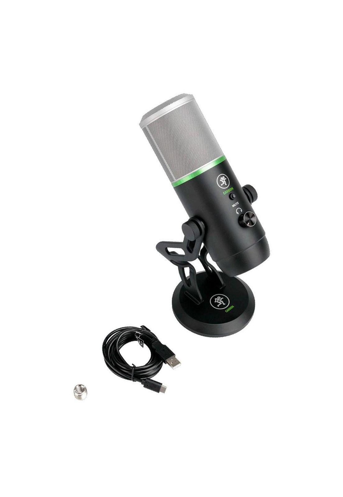 Microfono Condensador Mackie Usb C/Soporte CARBON-2