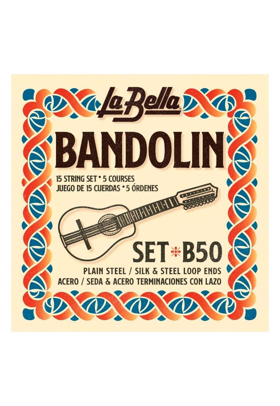 Cuerdas Bandola La Bella 15C, Bandolin B50-0