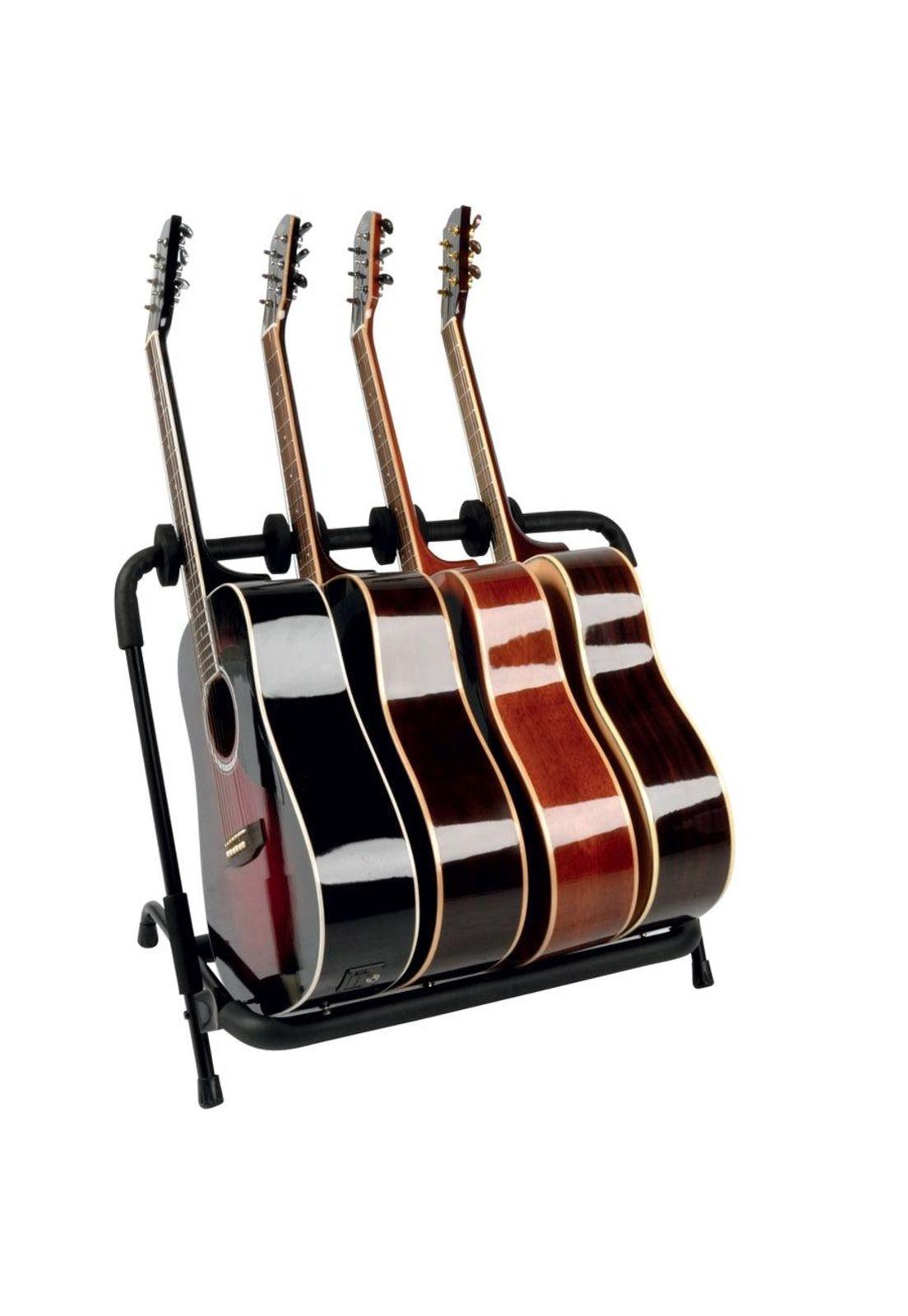 Atril Para Guitarra/Bajo Plegable (6 Guitarras) Gs350Bb Quik Lok-4