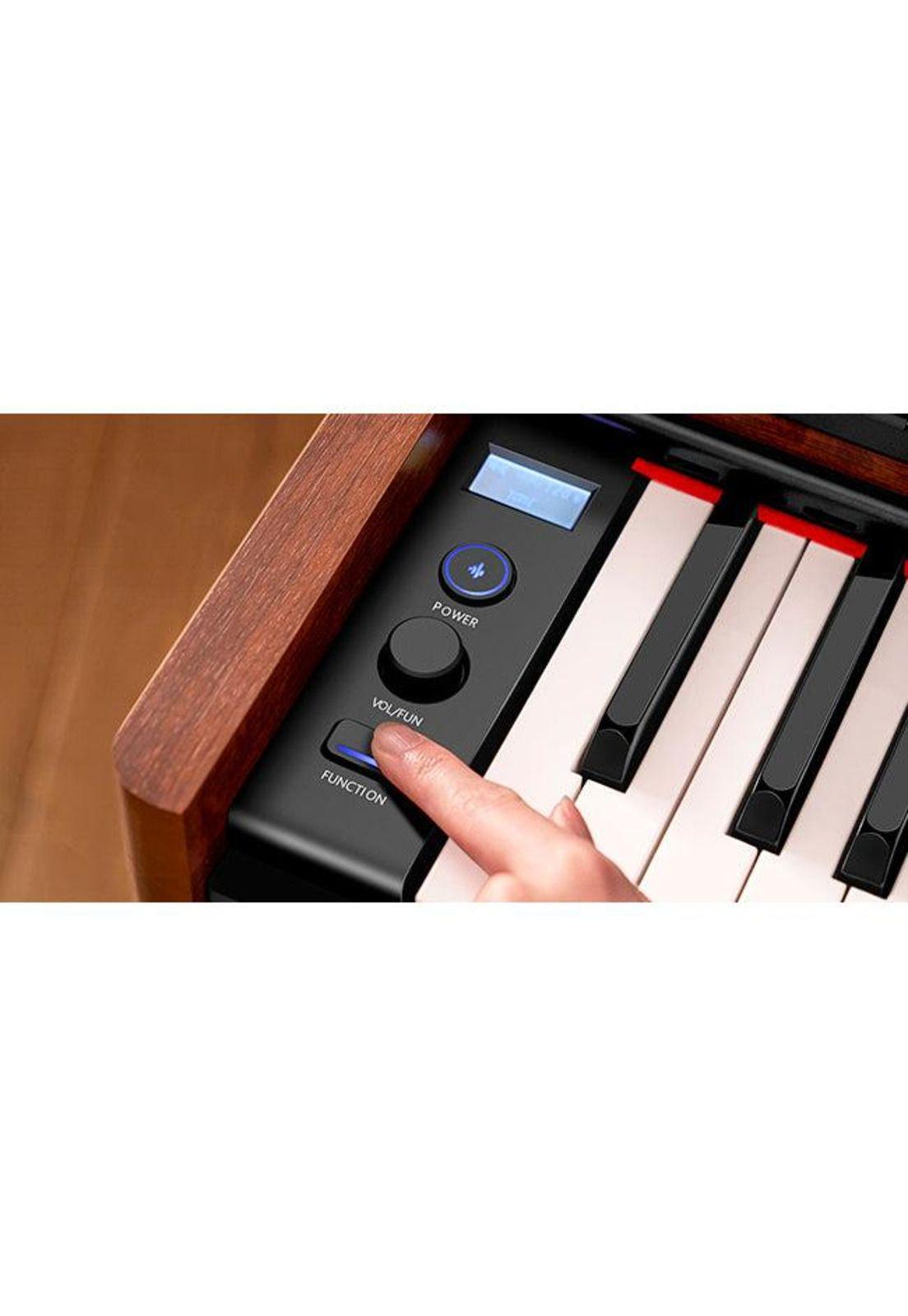 Piano Digital 88 Teclas/Banqueta Bush Cherry Ddp-200 Donner-9