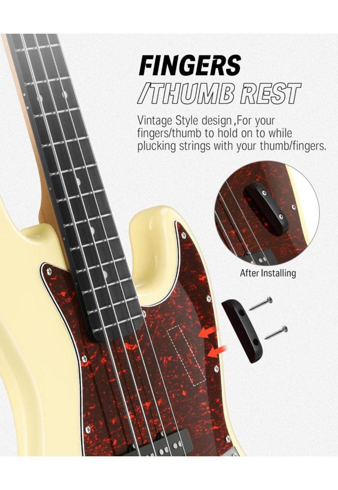 Bajo Eléctrico P Bass Vintage White Dpb-510Vw Donner-4