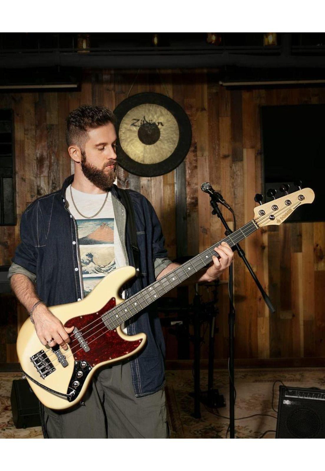 Bajo Eléctrico P Bass Vintage White Dpb-510Vw Donner-7