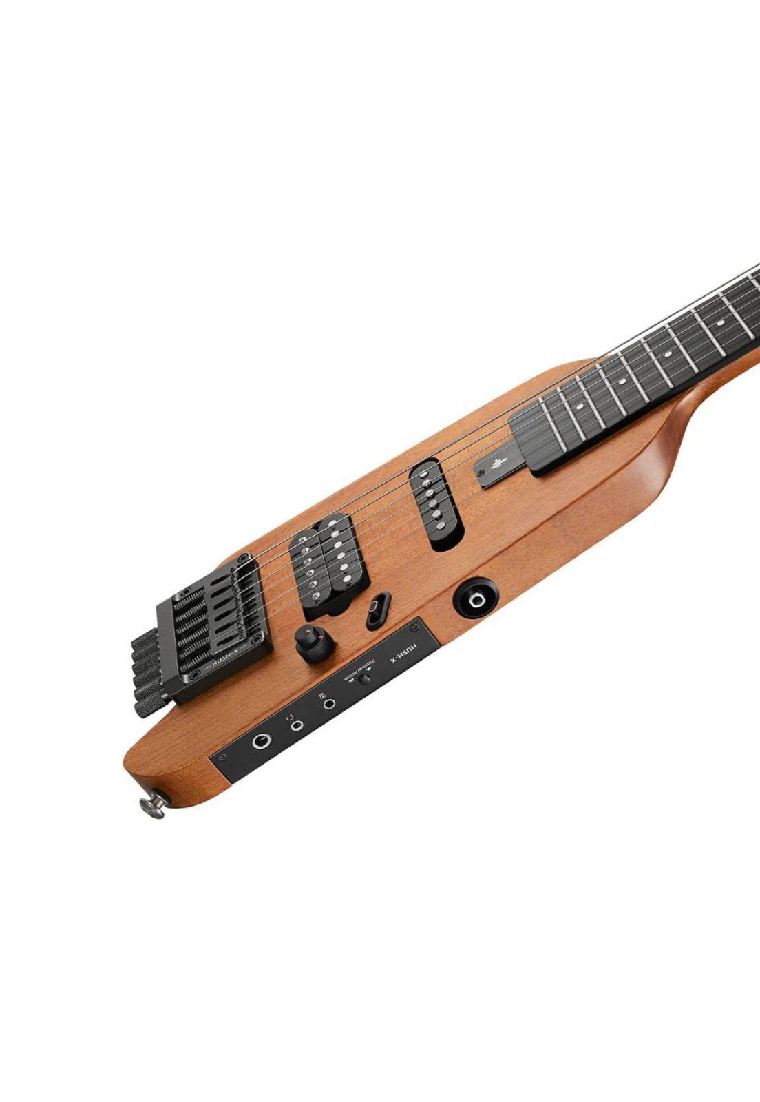 Guitarra Electrica Travel Natural Hush-X Natural Donner-6