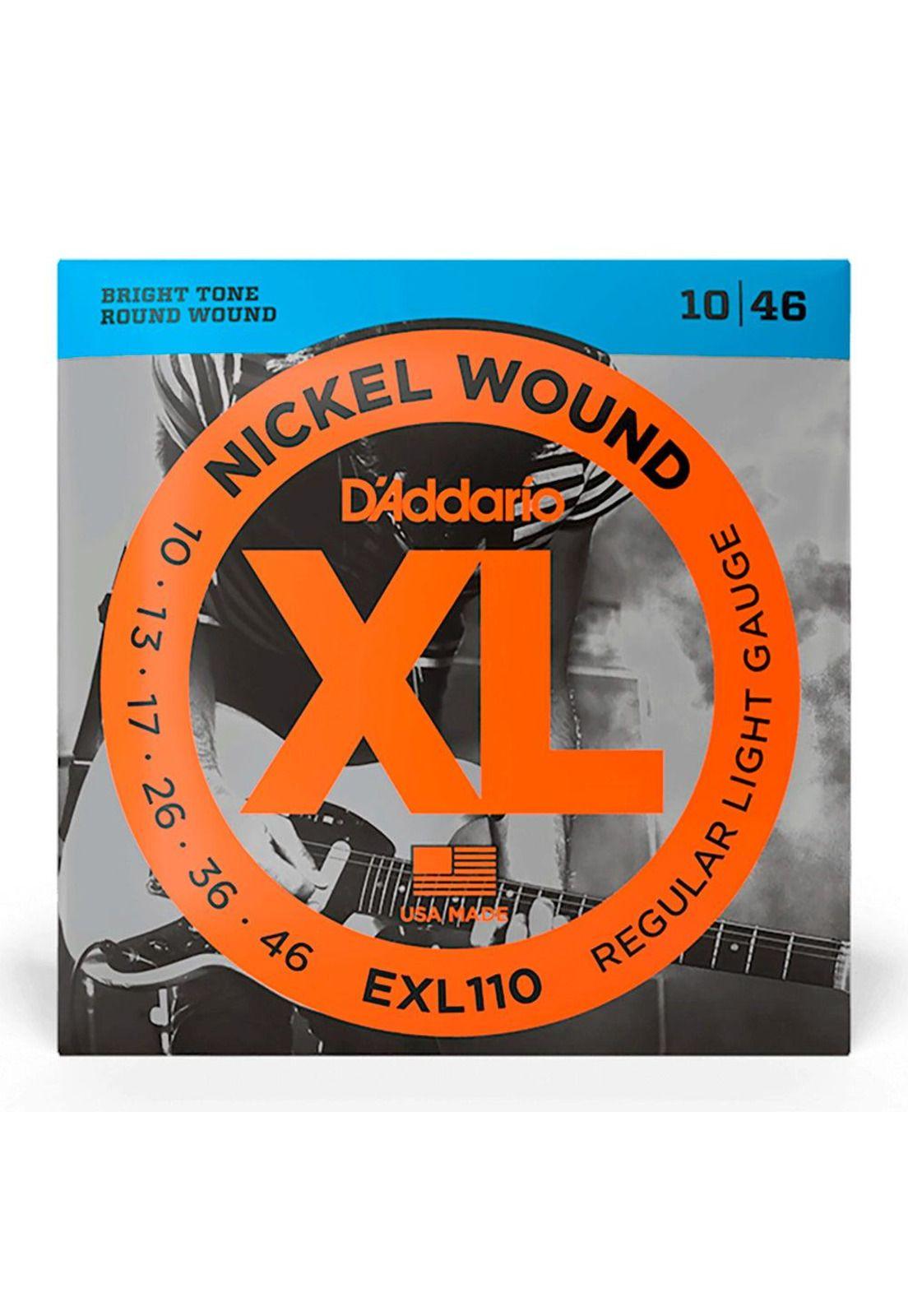 Cuerdas Guitarra Eléctrica Daddario Xl (.010.046) EXL110-3