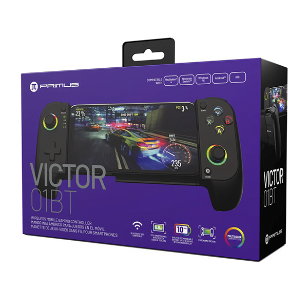 Primus Gaming Mando para juegos Victor PMC 01BT Negro-5