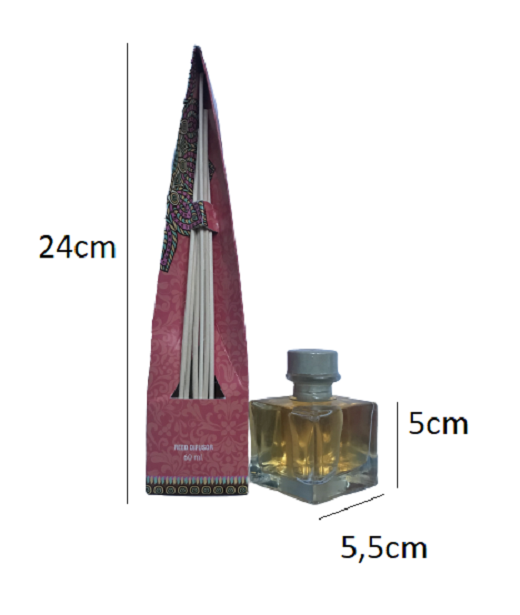 Difusor de aromas con palitos de madera -1