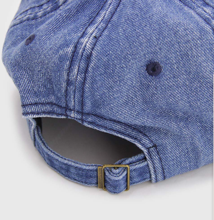 Gorra Denim Prelavada Con Estrella Azul-2