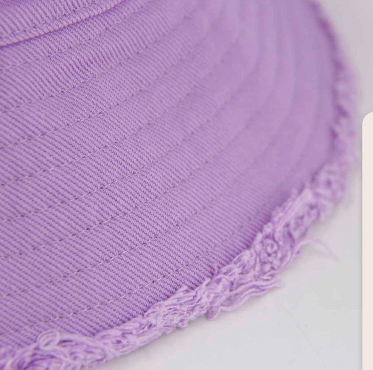 Sombrero Bucket Hat Deflecado Violeta-3