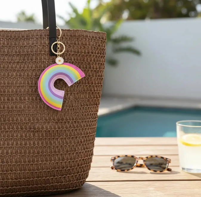 Llavero Charm para bolsos Arcoriris-3