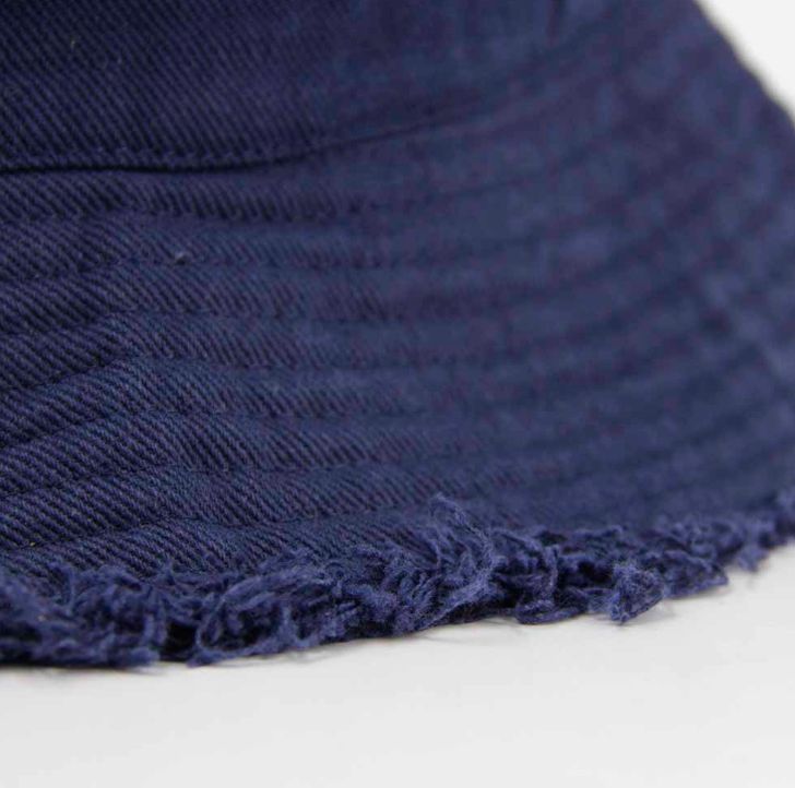 Sombrero Bucket Hat Deflecado azul-4
