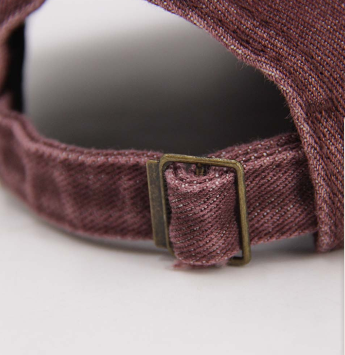 Gorra Denim Prelavada Con Estrella marron-2