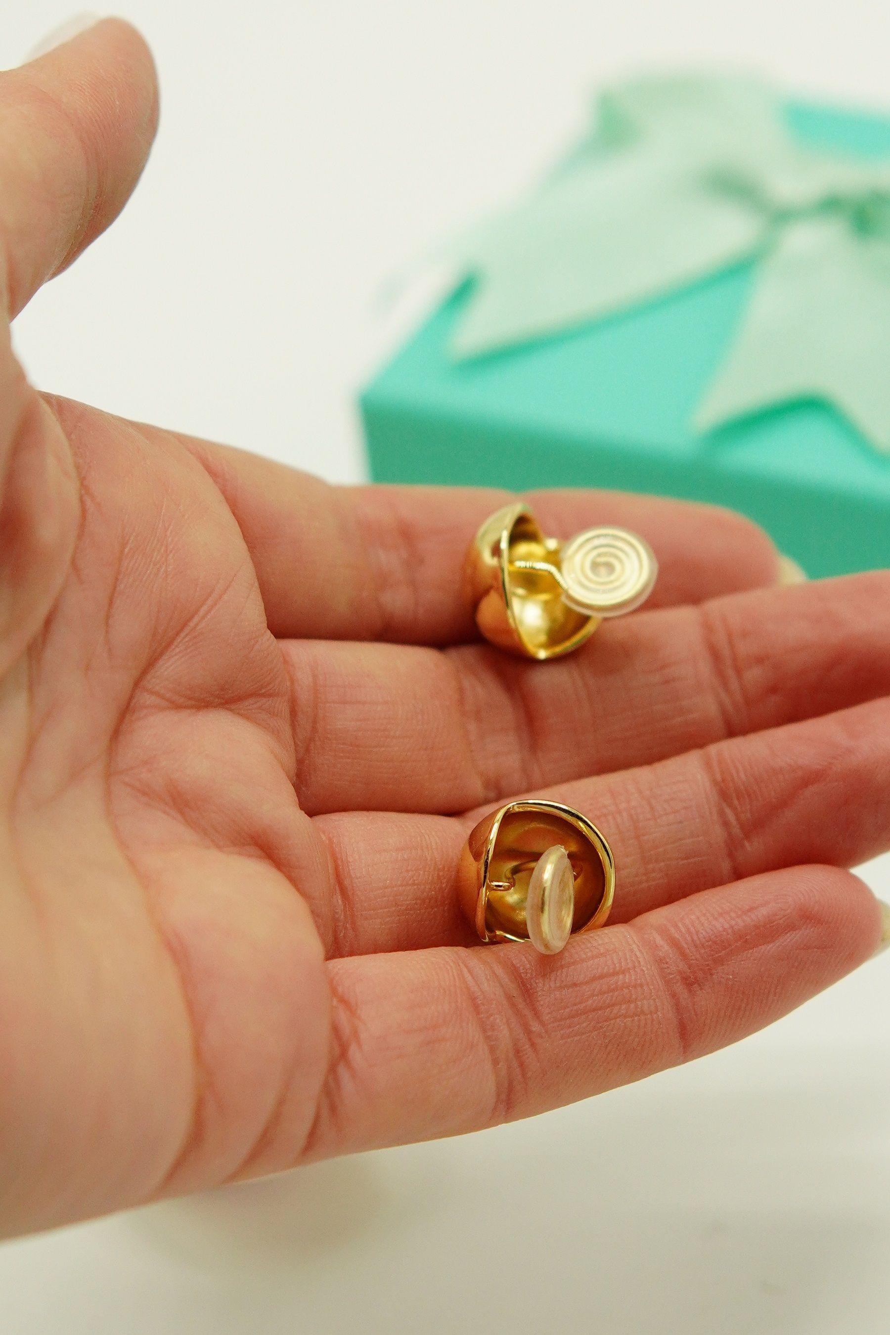 Argollas Semi Esfera Chapadas En Oro Earcuff Sin Perforacion-4