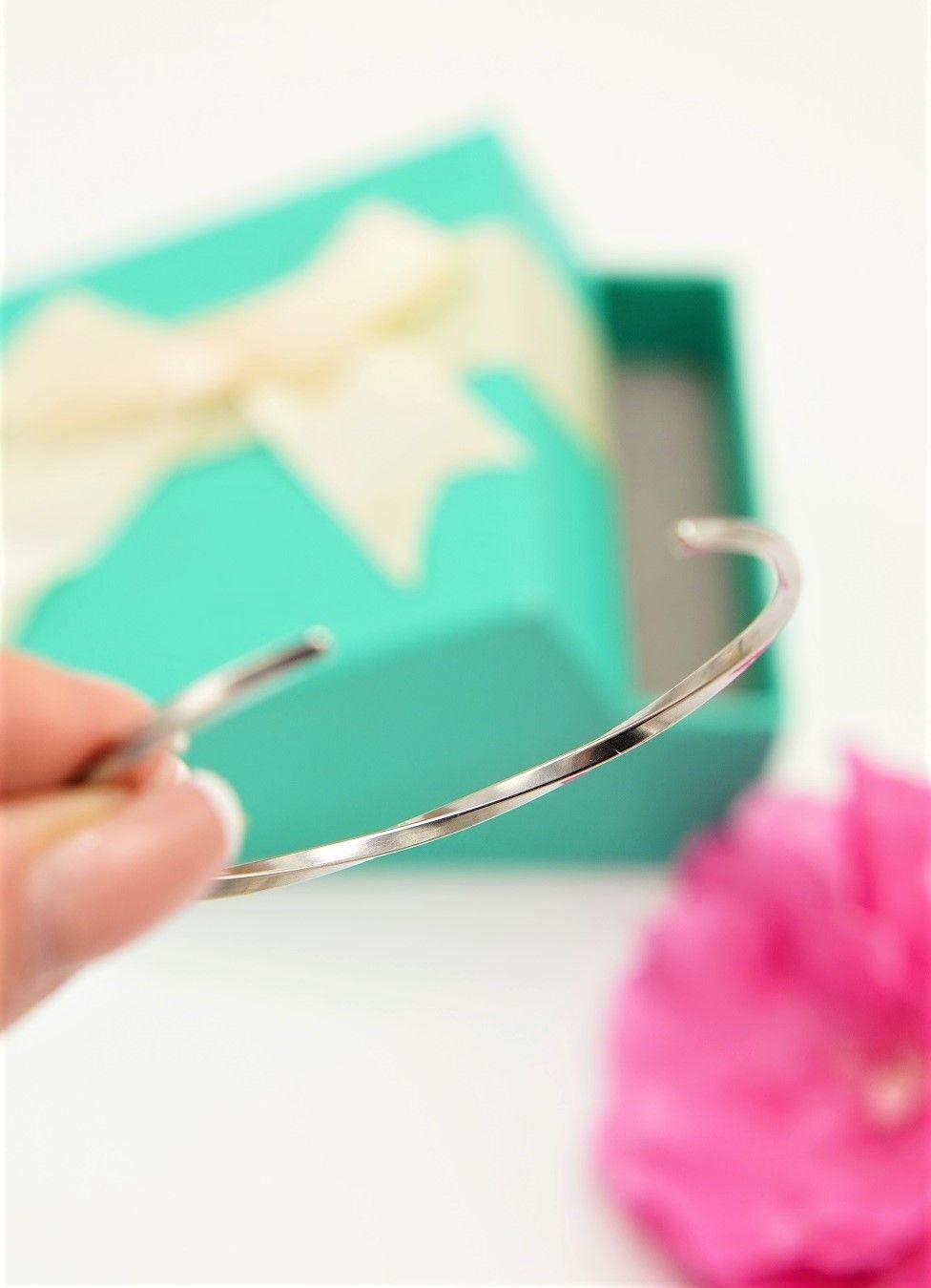 Pulsera rigida florencia plateada hipoalergenica-4