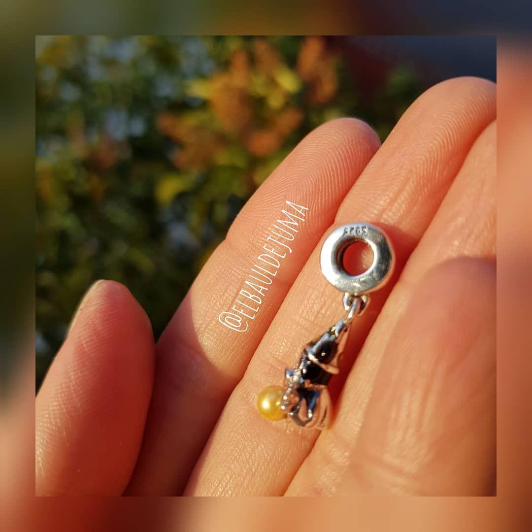 Charm raton hechicero mago pulsera colgante plata 925-4