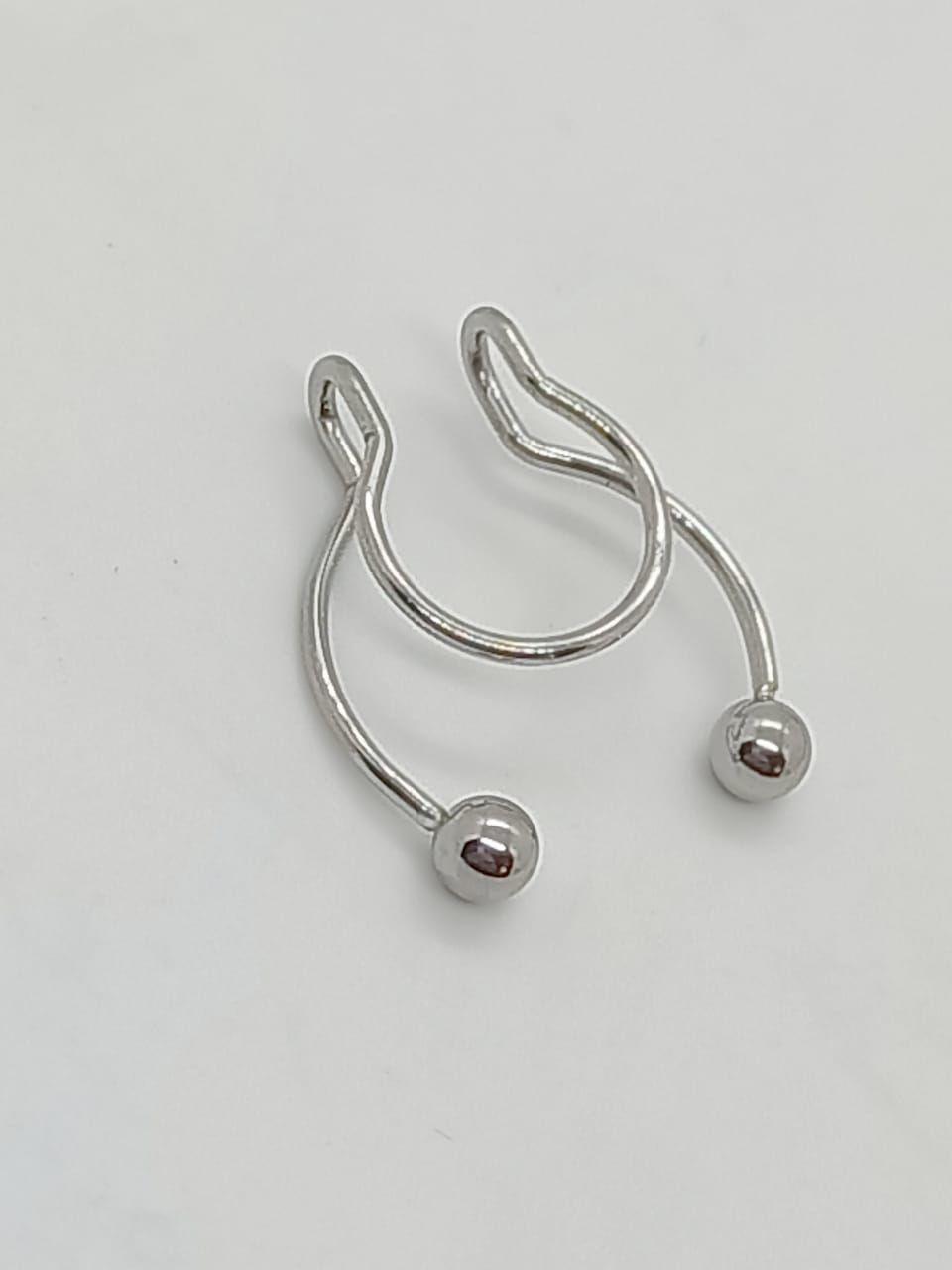 Piercing Acero hipoalergenico Sin Hoyos Septum Sin Perforacion-2