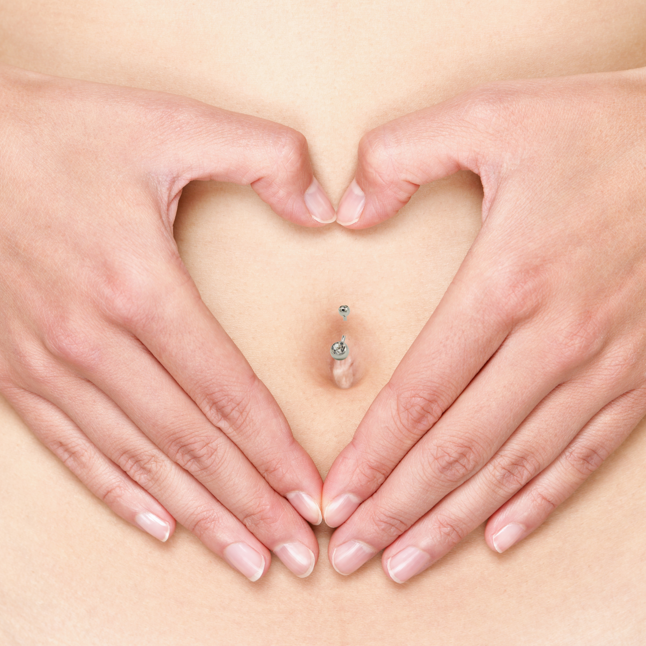 Piercing ombligo navel 10mm acero quirurgico 316L-1