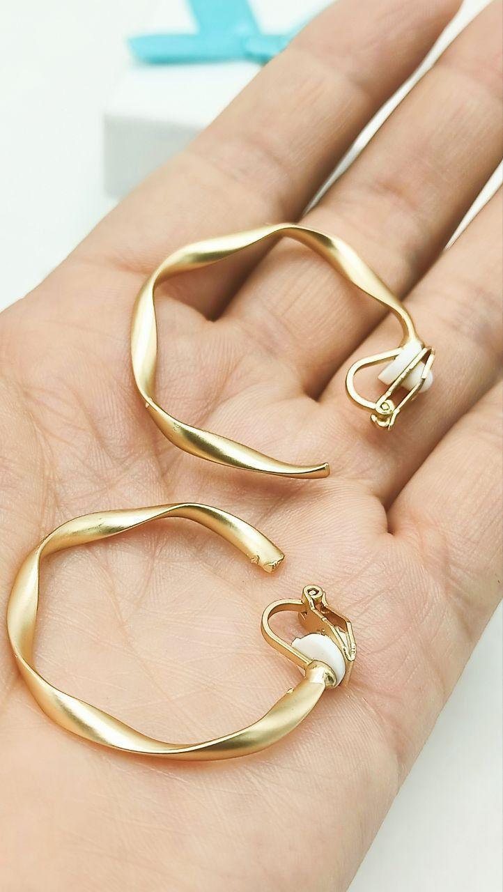 Aros Sin Perforación Argollas Finas Bañadas oro-5