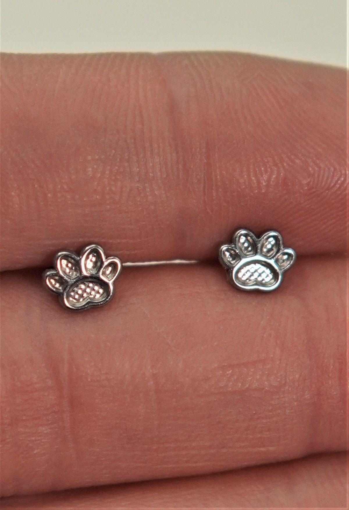 Aros huella de perro gato titanio grado implante-4
