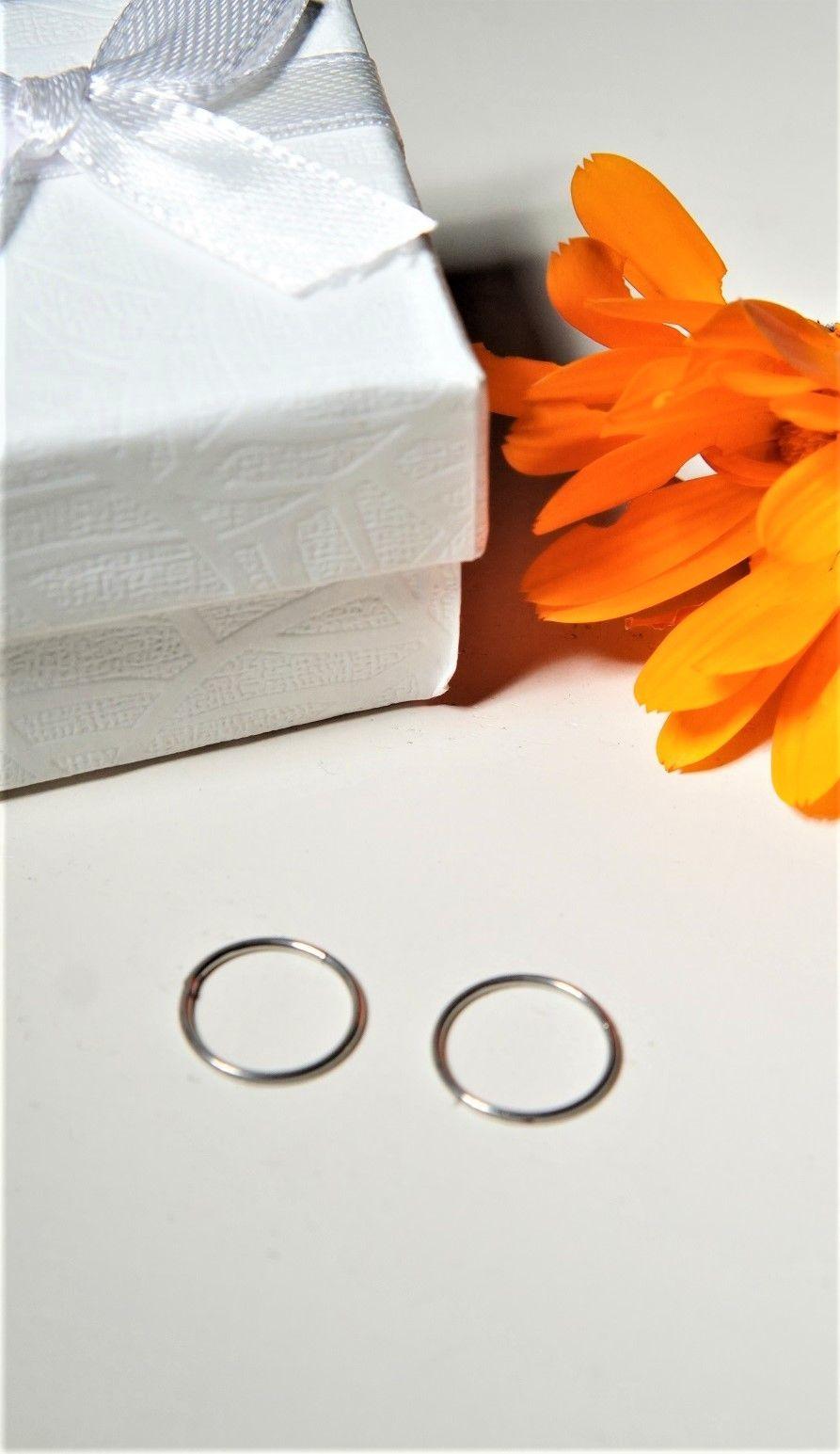 Argollas Clicker 10mm 18g Acero Quirurgico Plateadas Ligeras-3