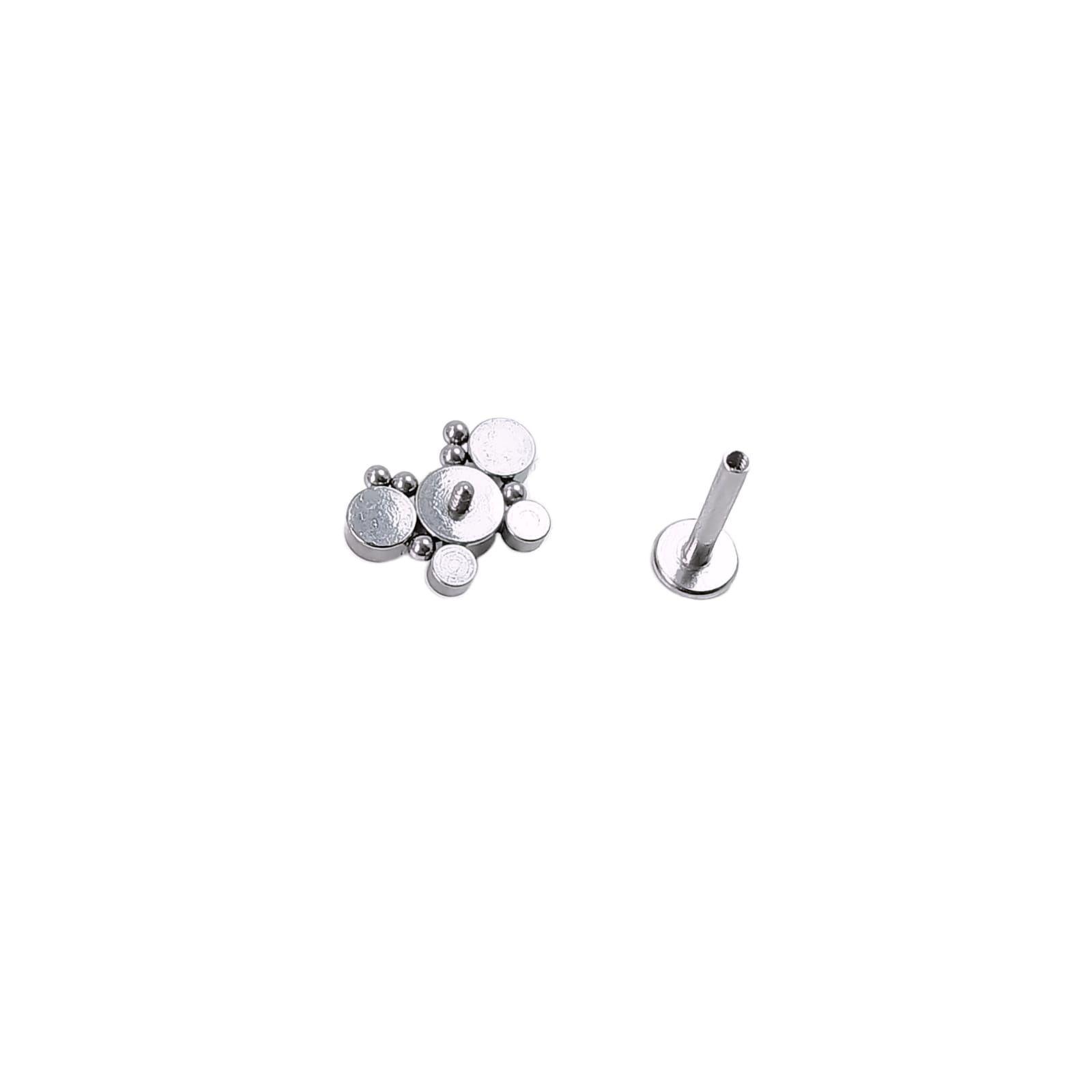 Piercing Oreja Tragus Conch Labret Modelo Mariposa Hipoalergénico Unidad-1